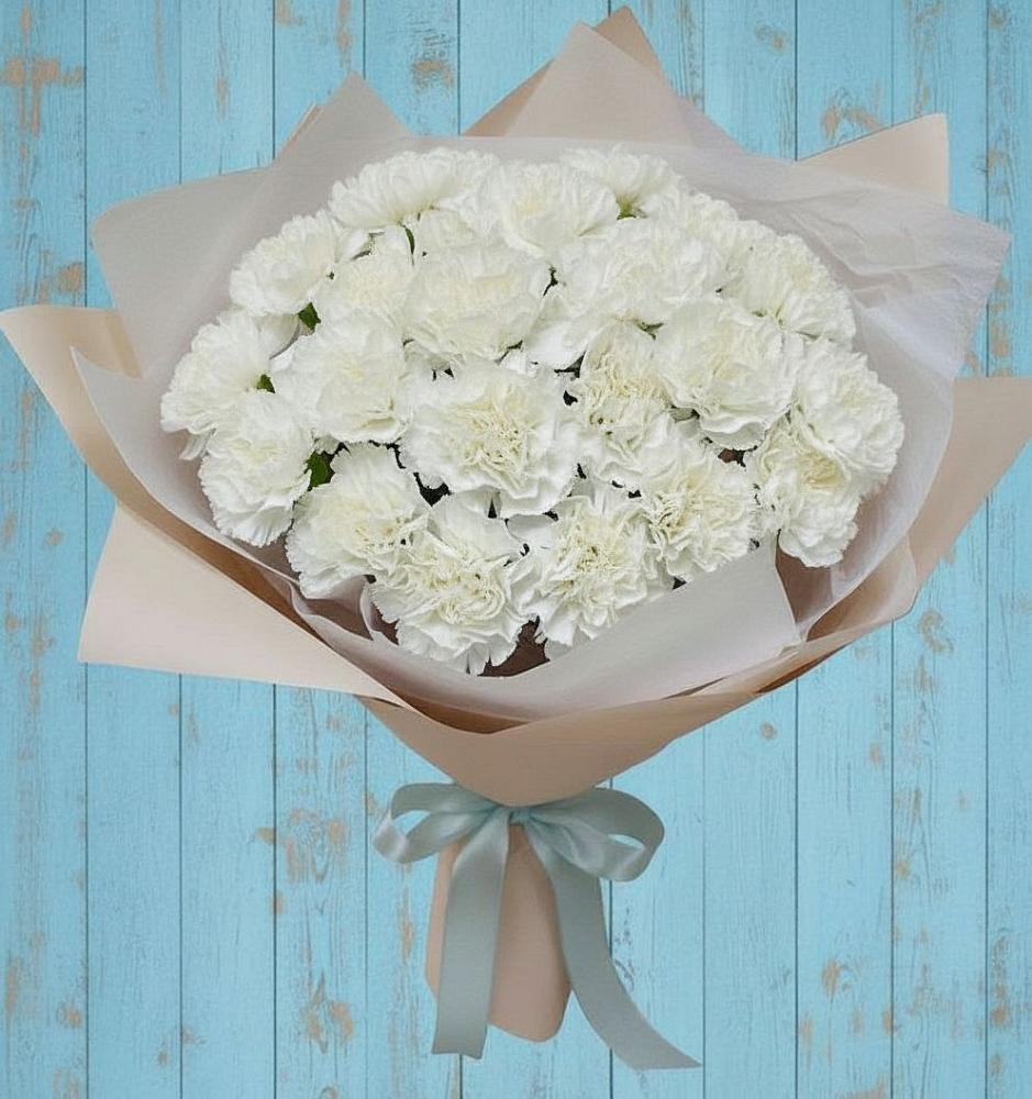 Букет цветов из: Гвоздики в Григорово Новгородская область