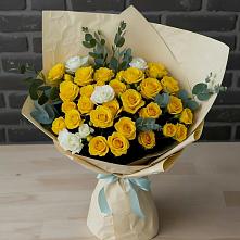 Букет цветов из:  Розы #REPLACE_PRED# Григорово Новгородская область