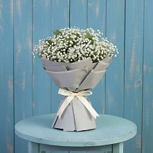 Букет цветов из:  Гипсофила в Григорово Новгородская область