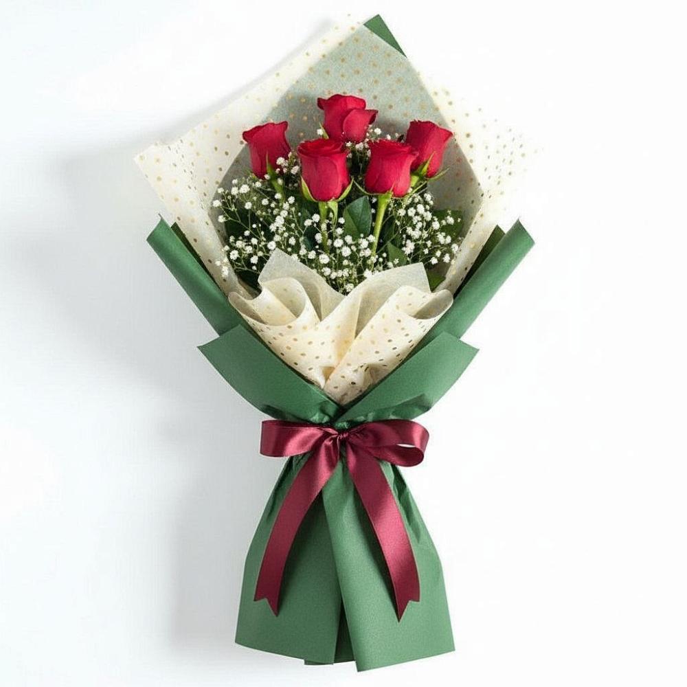 Букет цветов из: Розы в Григорово Новгородская область