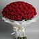 Букет 101 Красная роза Блэк Мэджик в Григорово Новгородская область