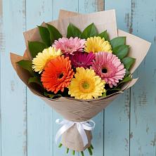 Букет цветов из:  Герберы в Григорово Новгородская область