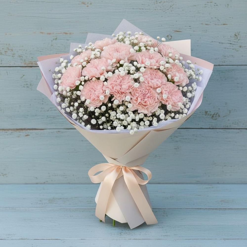 Букет цветов из: Гвоздики в Григорово Новгородская область