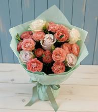 Букет цветов из:  Розы в Григорово Новгородская область