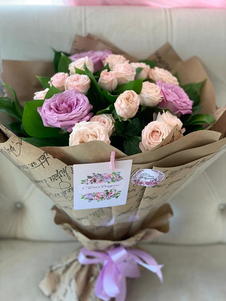 Букет цветов из: Розы в Григорово Новгородская область