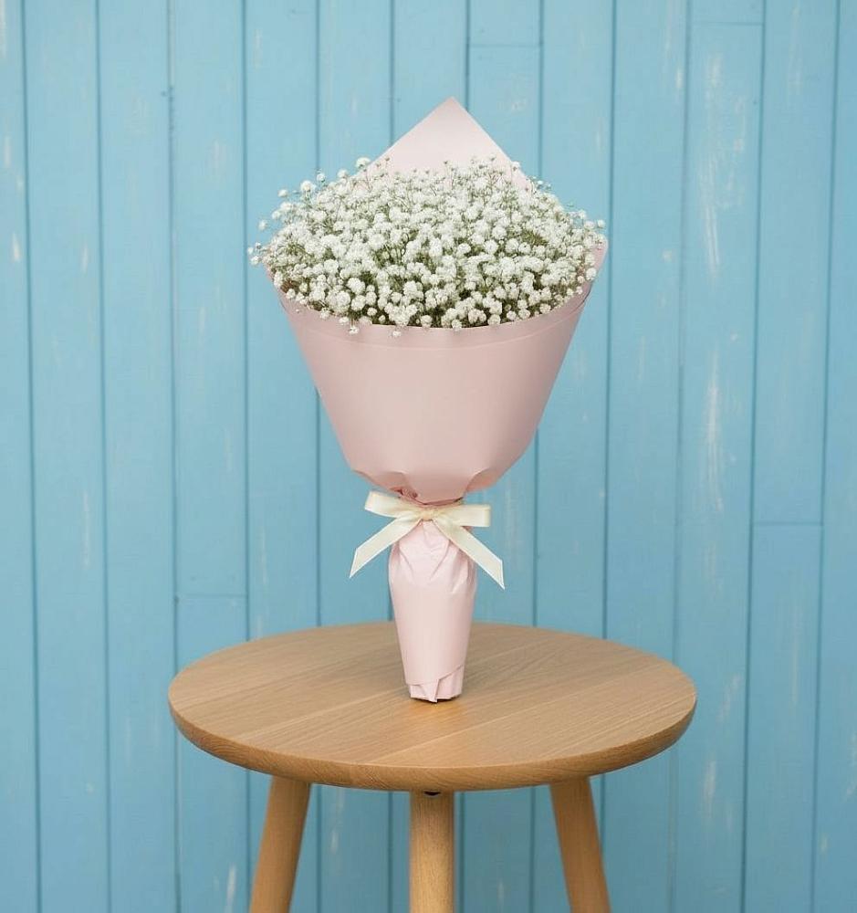 Букет цветов из: Гипсофила в Григорово Новгородская область