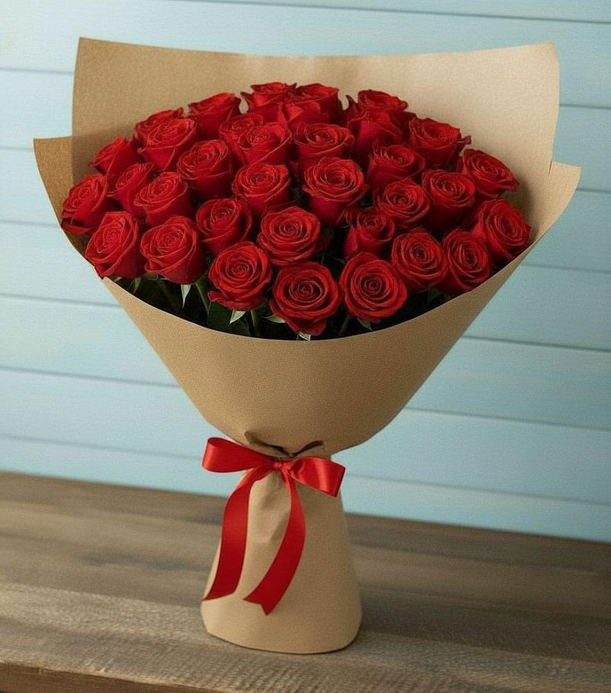 Букет Красные розы Милано в Григорово Новгородская область