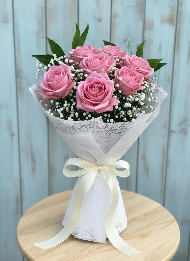 Букет цветов из: Розы в Григорово Новгородская область