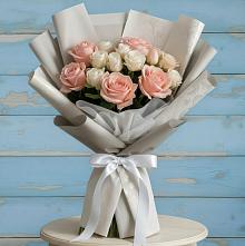 Букет цветов из:  Розы #REPLACE_PRED# Григорово Новгородская область