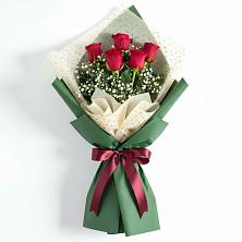 Букет цветов из:  Розы в Григорово Новгородская область
