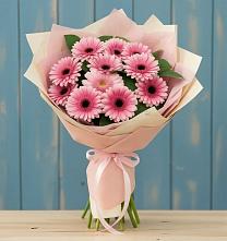 Букет цветов из:  Герберы в Григорово Новгородская область