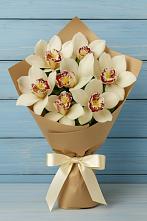 Букет цветов из:  Орхидеи и Розы в Григорово Новгородская область